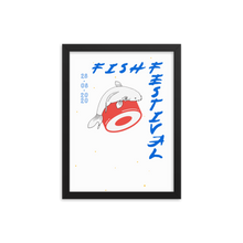 Load image into Gallery viewer, Fish Festival Framed Poster