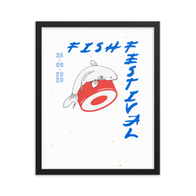 Load image into Gallery viewer, Fish Festival Framed Poster