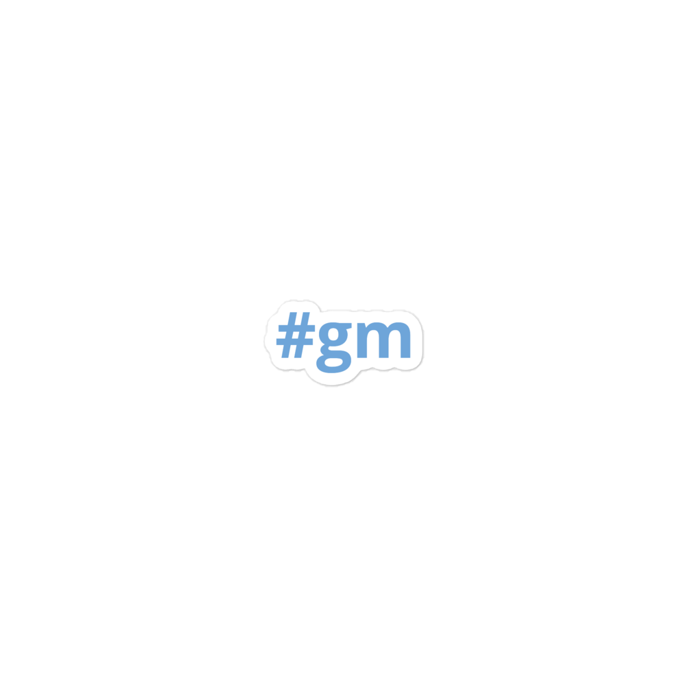 #gm Sticker