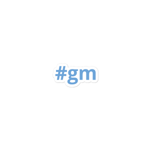 #gm Sticker