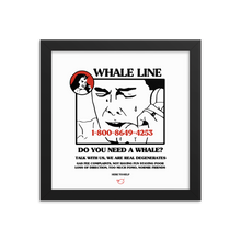 Load image into Gallery viewer, Whale Line Framed Artwork
