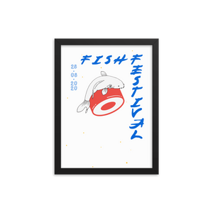 Fish Festival Framed Poster